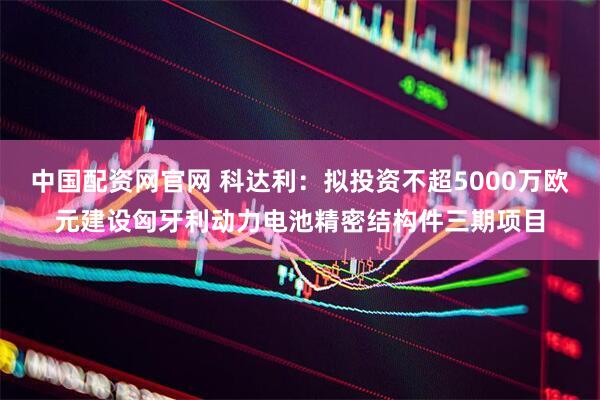 中国配资网官网 科达利：拟投资不超5000万欧元建设匈牙利动力电池精密结构件三期项目
